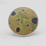 Dendritic Opal Silver Rings