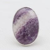 Amethyst Lace Silver Rings