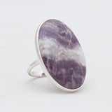 Amethyst Lace Silver Rings