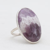 Amethyst Lace Silver Rings