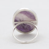 Amethyst Lace Silver Rings