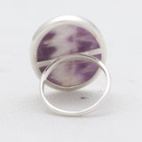 Amethyst Lace Silver Rings