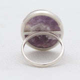 Amethyst Lace Silver Rings