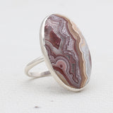 Turquoise Spiny Oyster Silver Rings