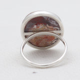 Turquoise Spiny Oyster Silver Rings