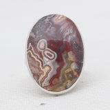 Turquoise Spiny Oyster Silver Rings