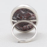 Turquoise Spiny Oyster Silver Rings