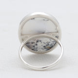 Dendritic Opal Silver Rings