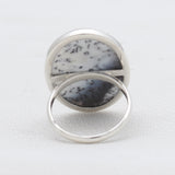 Dendritic Opal Silver Rings