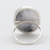 Dendritic Opal Silver Rings