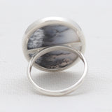 Dendritic Opal Silver Rings
