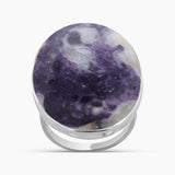Amethyst Lace Silver Rings
