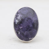 Amethyst Lace Silver Rings