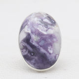 Amethyst Lace Silver Rings