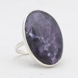 Amethyst Lace Silver Rings