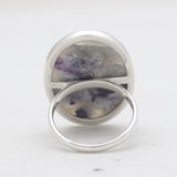 Amethyst Lace Silver Rings