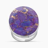 Dendritic Opal Silver Rings