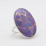 Dendritic Opal Silver Rings