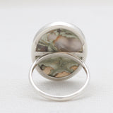 Turquoise Spiny Oyster Silver Rings