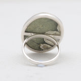Turquoise Spiny Oyster Silver Rings