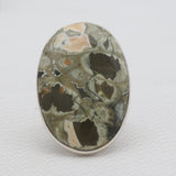Turquoise Spiny Oyster Silver Rings