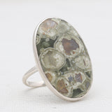 Turquoise Spiny Oyster Silver Rings
