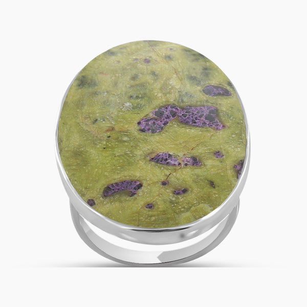 Tasmanian Serpentine Silver Rings