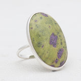 Tasmanian Serpentine Silver Rings