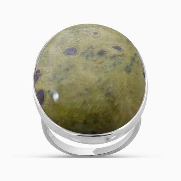 Tasmanian Serpentine Silver Rings