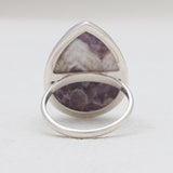 Natural Rainforest Jasper Silver Rings