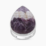 Natural Rainforest Jasper Silver Rings
