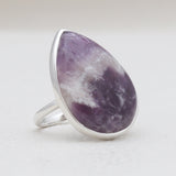 Natural Rainforest Jasper Silver Rings