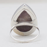 Natural Rainforest Jasper Silver Rings