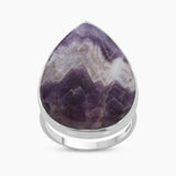 Natural Rainforest Jasper Silver Rings