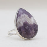 Natural Rainforest Jasper Silver Rings