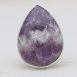 Amethyst Lace Silver Rings