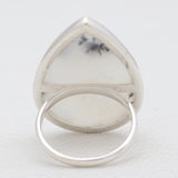 Peanut Wood Jasper Silver Rings