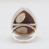 Peanut Wood Jasper Silver Rings