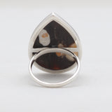 Peanut Wood Jasper Silver Rings