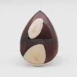 Peanut Wood Jasper Silver Rings