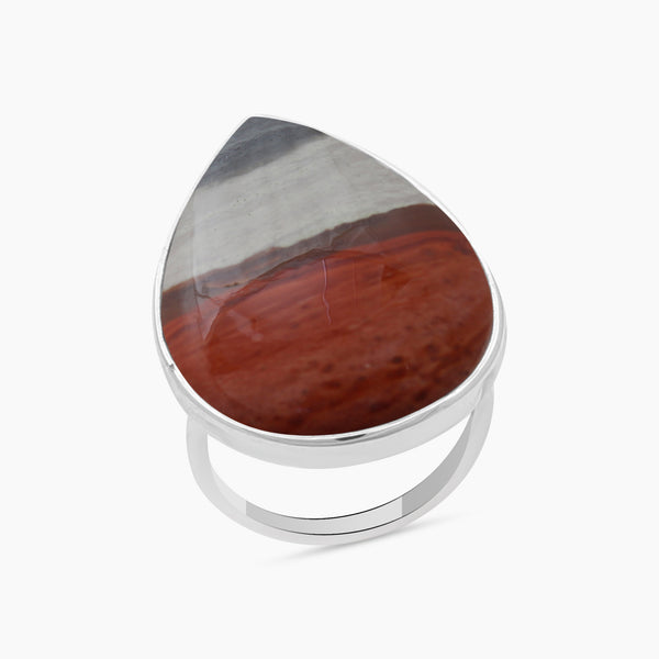Polychrome Jasper Silver Rings