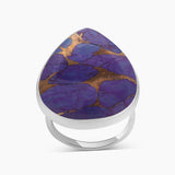 Amethyst Lace Silver Rings