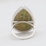 Peanut Wood Jasper Silver Rings