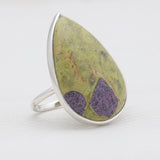 Peanut Wood Jasper Silver Rings