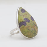 Peanut Wood Jasper Silver Rings