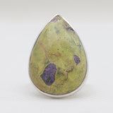 Peanut Wood Jasper Silver Rings
