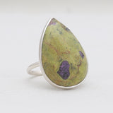Peanut Wood Jasper Silver Rings
