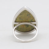 Peanut Wood Jasper Silver Rings