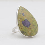 Peanut Wood Jasper Silver Rings