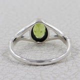 Natural Garnet Sterling Silver Ring